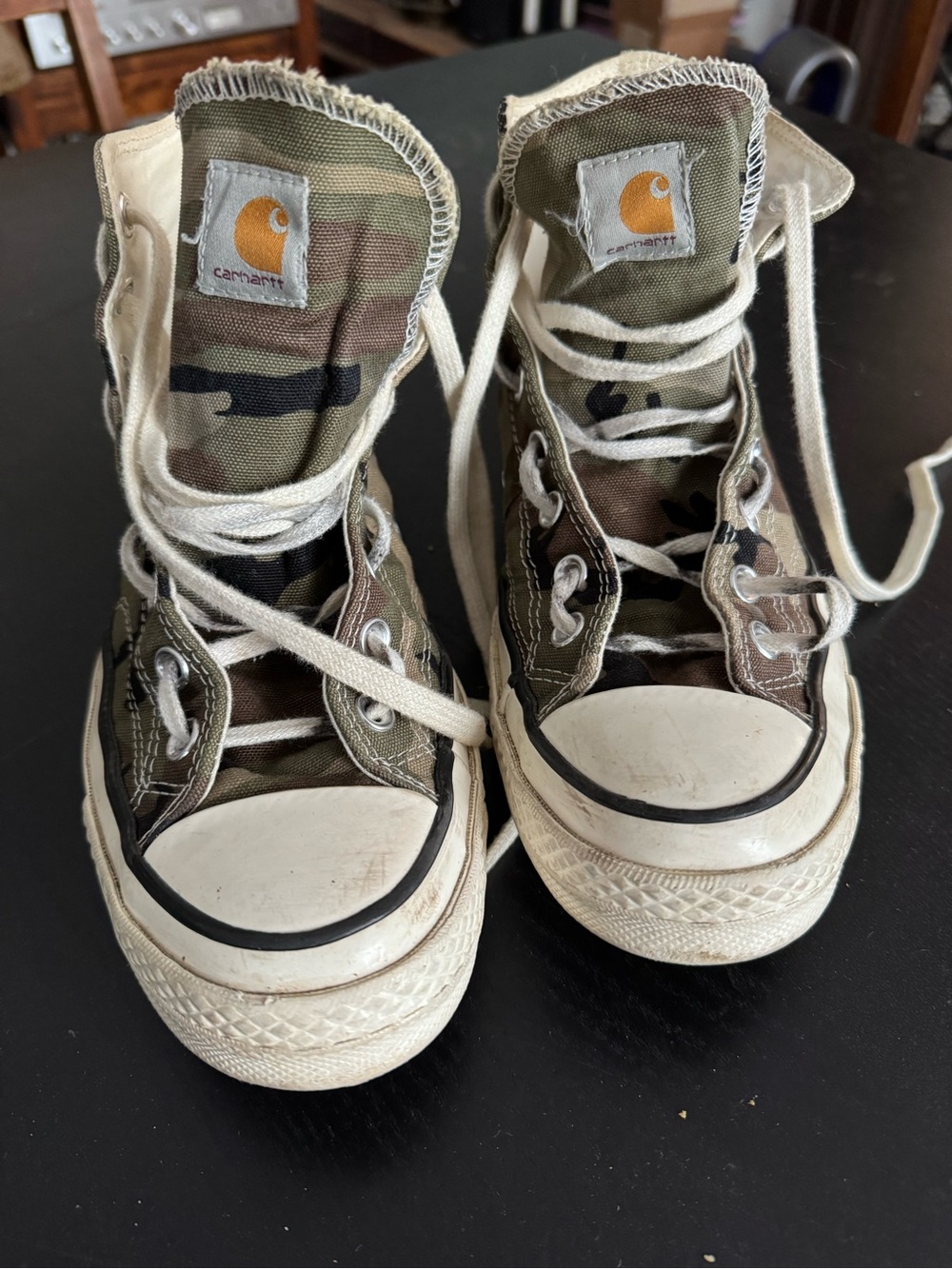 Converse Chuck Taylor All Star Carhartt WIP Camouflage High Top Sneakers 8.5 Men